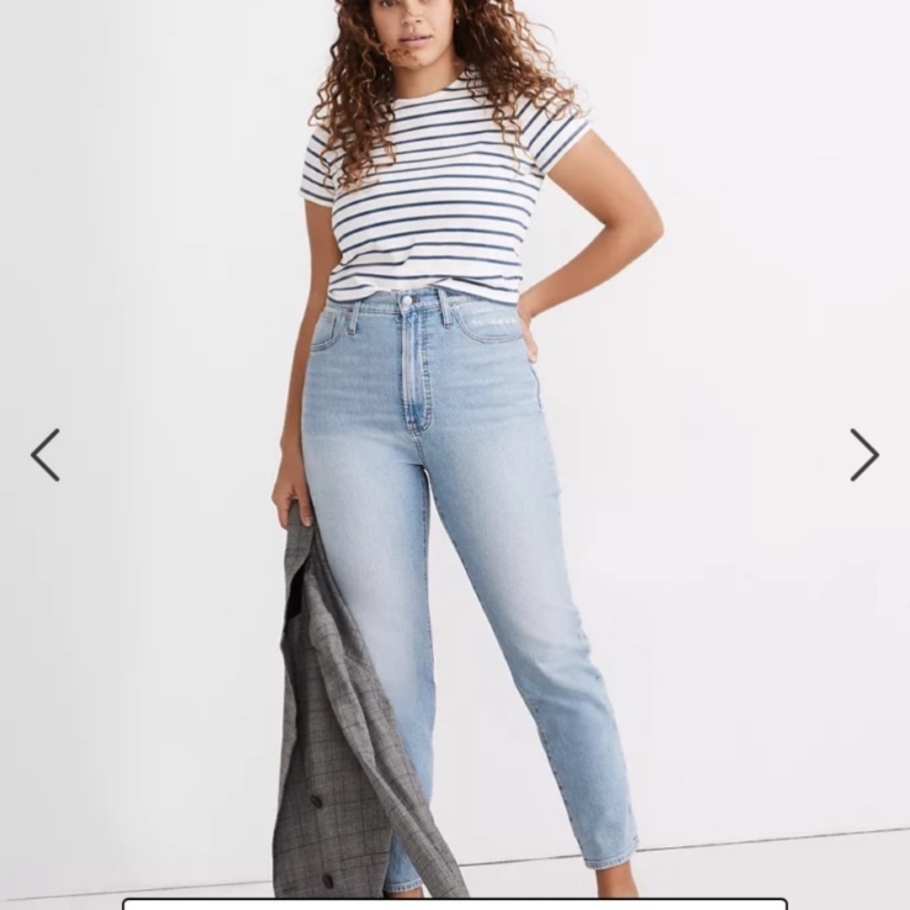 Madewell “The Curvy Perfect Vintage Jean” light wash